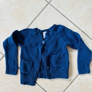 Carter's Deep Blue Kids Sweater Size 2T 100% Cotton (Z)